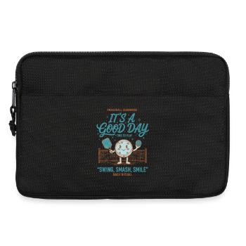 Pickleball-lustiger Spieler – Good Day Time To Play - Laptoptasche 13" - Schwarz - Vorne