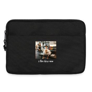 Ich wohne jetzt hier Goose Gym Workout - Laptoptasche 13" - Schwarz - Vorne