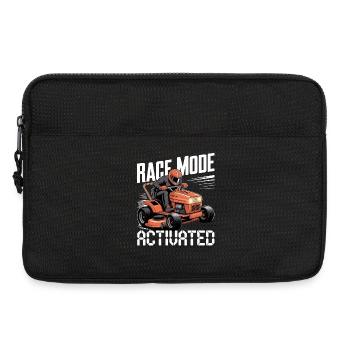 Lawn Tractor Racing Motorsport Lawnmower Racing - Laptop bag 13" - black - Front