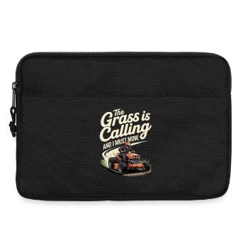 Lawn Tractor Racing Motorsport Lawnmower Racing - Laptop bag 13" - black - Front
