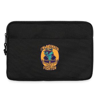 Pickleball Funny Player Im A Dinker Not A Fighter - Laptop bag 13" - black - Front