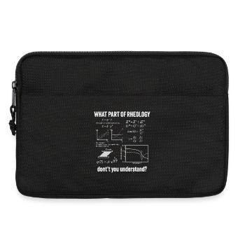 Rheologie Fließverhalten Rheometrie Understand - Laptoptasche 13" - Schwarz - Vorne