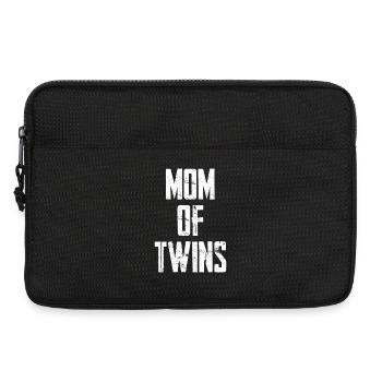 Mom Of Twins - Laptoptasche 13" - Schwarz - Vorne