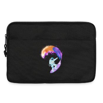 Chemise spatiale de surf d’astronaute - Sacoche pour ordinateur portable 13 pouces - noir - Devant