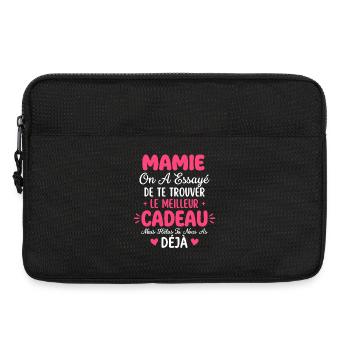 Mamie Cadeau Meilleur - Sacoche pour ordinateur portable 13 pouces - noir - Devant