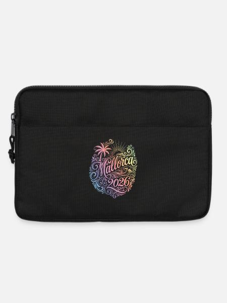 Mallorca 2026 Bunt Palme - Laptoptasche 13" - Schwarz