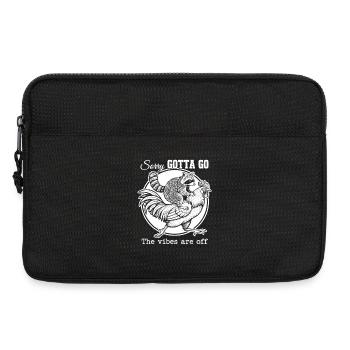 Emblème du Cercle du Faut Manger - Sacoche pour ordinateur portable 13 pouces - noir - Devant