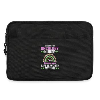 Childhood cancer Cancer survivor Cancer stinks - Laptop bag 13" - black - Front
