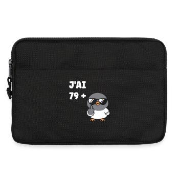 79 plus 1 - Laptoptasche 13" - Schwarz - Vorne