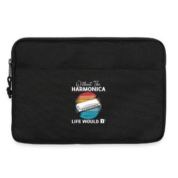 Harmonica - Laptop bag 13" - black - Front