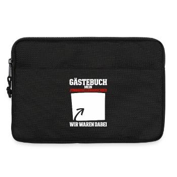 Gästebuch Mein Junggesellenabschied Wir Waren  - Laptoptasche 13" - Schwarz - Vorne