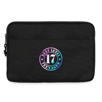 17. Geburtstag Junge Mädchen Teenager Level 17 - Laptoptasche 13" - Schwarz - Vorne