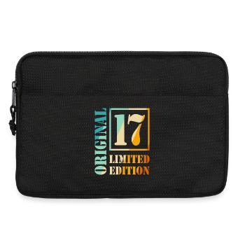 17e anniversaire Garçon Fille Adolescent Original 17 - Sacoche pour ordinateur portable 13 pouces - noir - Devant