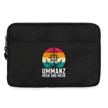 Ostsee Urlaub MEER UND MEHR Lustiges - Laptoptasche 13" - Schwarz - Vorne