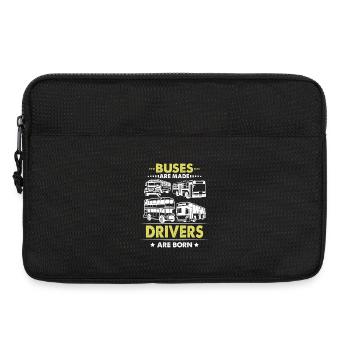 Chauffeur de bus Chauffeur de bus scolaire Pub bus à impériale - Sacoche pour ordinateur portable 13 pouces - noir - Devant