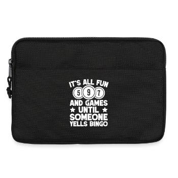 Bingo Player It´s All Fun & Games Until Someone - Laptoptasche 13" - Schwarz - Vorne