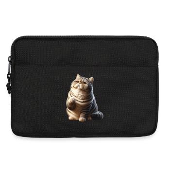 Chat Exotique à Poil Court Exotique Chat À Poil Court Exotique - Sacoche pour ordinateur portable 13 pouces - noir - Devant