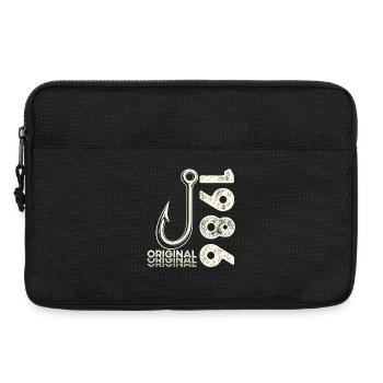 40. Geburtstag Geschenk Angler Angeln Mann 1986 - Laptoptasche 13" - Schwarz - Vorne