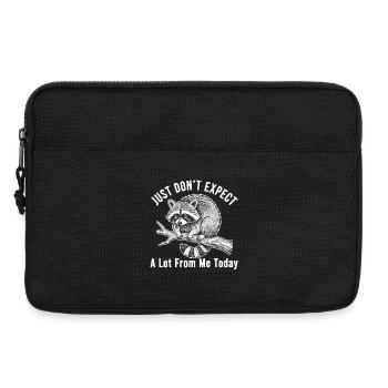 Beaver Mood : Pas aujourd’hui - Sacoche pour ordinateur portable 13 pouces - noir - Devant