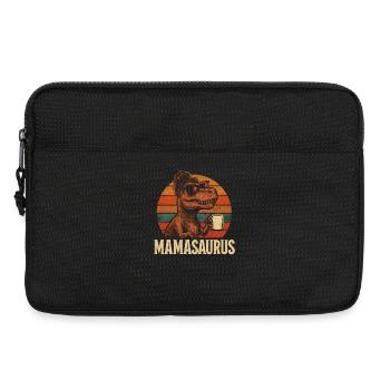 Mamasaurus Mama Mutter Geschenkidee Humor Lustig - Laptoptasche 13" - Schwarz - Vorne