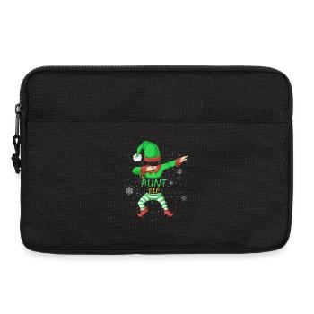 The Aunt Elf Shirt – Familien-T-Shirt mit passendem Weihnachtsshirt - Laptoptasche 13" - Schwarz - Vorne