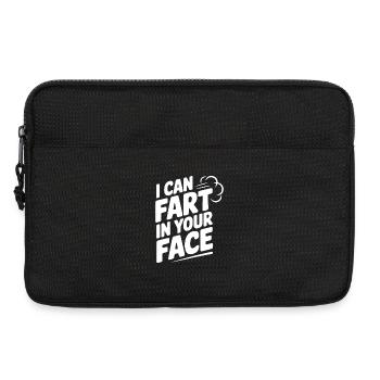 I Can Fart In Your Face - Laptop bag 13" - black - Front