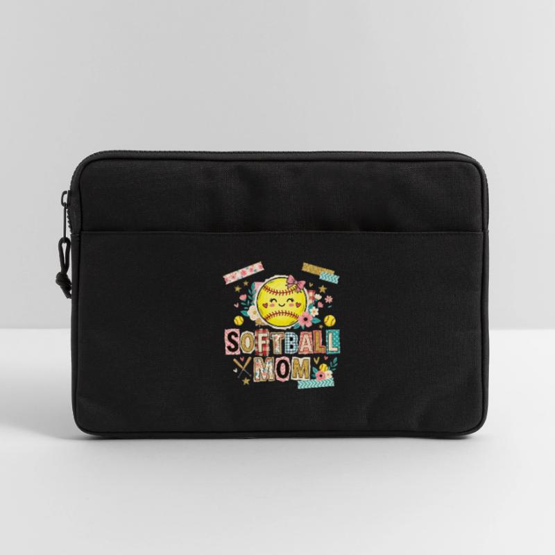 Note de rançon Maman de softball Mère Sacoche pour ordinateur portable 13 pouces