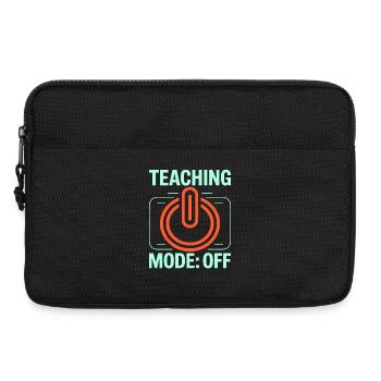 Retired Teacher Teaching Mode Off Former Teacher - Laptop bag 13" - black - Front