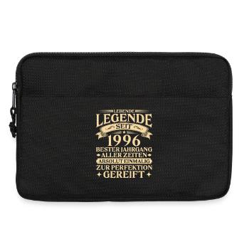 Lebende Legende seit 1996 Jahrgang Geschenk - Laptoptasche 13" - Schwarz - Vorne
