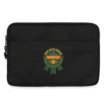 Joueur drôle de pickleball Dink ou Dinked - Sacoche pour ordinateur portable 13 pouces - noir - Devant