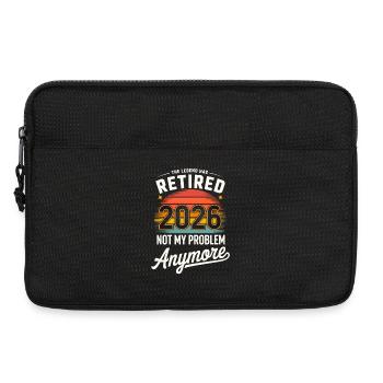 Retired 2026 Funny Retired Graphic Men Retiremet - Laptop bag 13" - black - Front