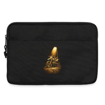 Dirtbike Dirt Bike Motocross - Laptop bag 13" - black - Front