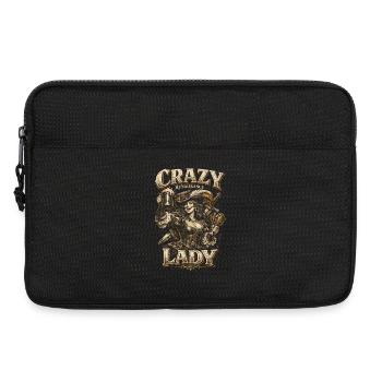 Mittelalterfest Crazy Renaissance Lady - Laptoptasche 13" - Schwarz - Vorne