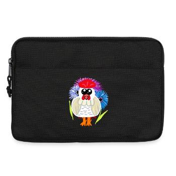 Anniversaire Fête des Mères Poulet Poule Poule Poule - Sacoche pour ordinateur portable 13 pouces - noir - Devant
