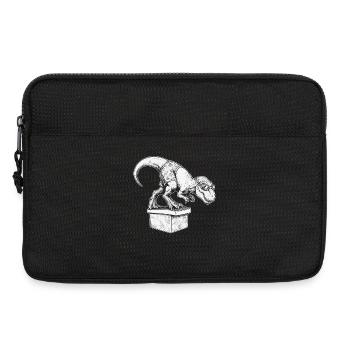 Schwimmen Dinosaurier Schwimmsport Schwimmer - Laptoptasche 13" - Schwarz - Vorne