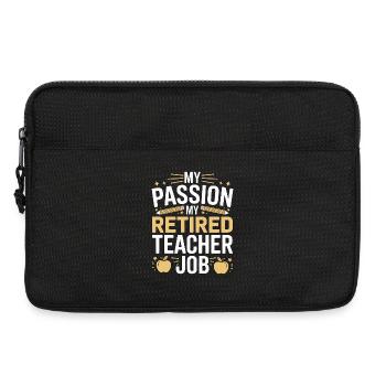 Retired Teacher My Passion My Teaching Profession - Laptop bag 13" - black - Front