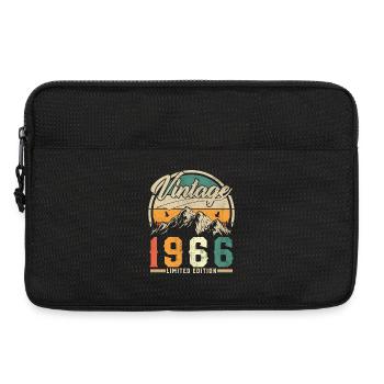 1966 Vintage Retro Geburtstagsgeschenk - Laptoptasche 13" - Schwarz - Vorne