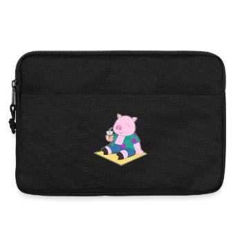 Été des boissons de Pig Beach - Sacoche pour ordinateur portable 13 pouces - noir - Devant
