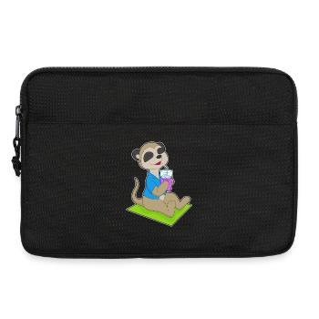 Été des boissons sur la plage de Suricates - Sacoche pour ordinateur portable 13 pouces - noir - Devant