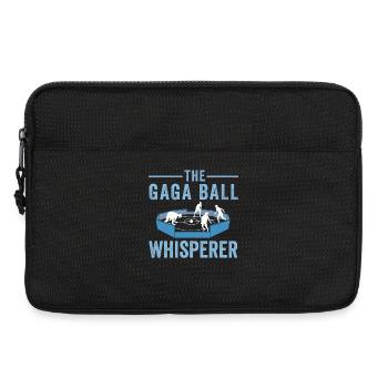 Gaga-Kugel-Flüsterer - Laptoptasche 13" - Schwarz - Vorne