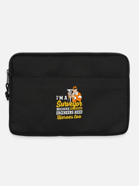 Landvermesser - Laptoptasche 13" - Schwarz