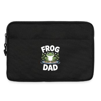 Frog Dad Frosch Terraristik - Laptoptasche 13" - Schwarz - Vorne