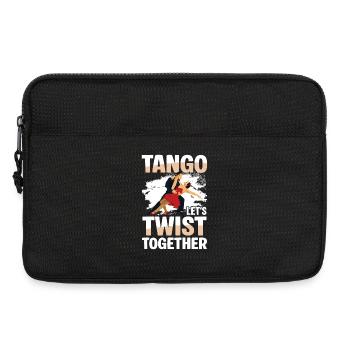 Tango Let's Twist Together Tanzfreude - Laptoptasche 13" - Schwarz - Vorne