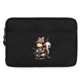 Samouraï Écureuil en armure - Sacoche pour ordinateur portable 13 pouces - noir - Devant