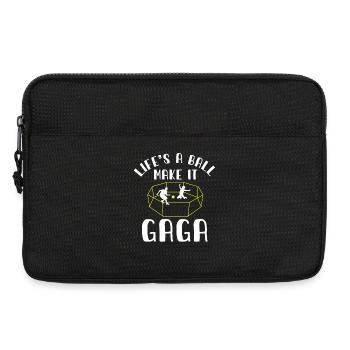 Life's a Ball Make It Gaga - Laptop bag 13" - black - Front