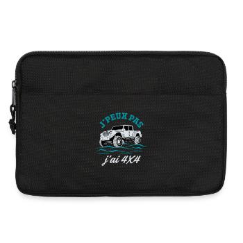 J’Peux Pas J’ai 4x4 Humour Off Road Tout Terrain - Sacoche pour ordinateur portable 13 pouces - noir - Devant