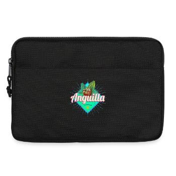 Souvenir d’Anguilla dans les Caraïbes Vintage Island - Sacoche pour ordinateur portable 13 pouces - noir - Devant