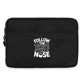 Follow The Nose Dog Nose Work Fun - Laptop bag 13" - black - Front