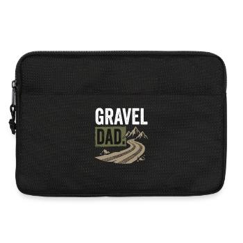 Gravel Dad Bicycle Offroad Dad - Laptop bag 13" - black - Front