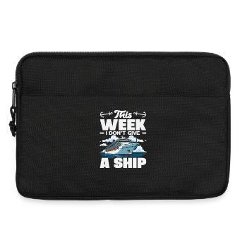 This Week I Dont Give A Ship Lustig Urlaub - Laptoptasche 13" - Schwarz - Vorne